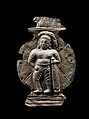 Dvarapalas, Repoussé gilded silver, Central Myanmar