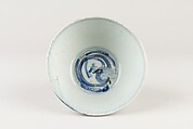 Bowl with dragon, Porcelain painted in underglaze cobalt blue (Jingdezhen ware), China