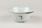 Bowl with dragon, Porcelain painted in underglaze cobalt blue (Jingdezhen ware), China