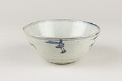 Bowl with dragon, "Porcelain painted in underglaze cobalt blue (Jingdezhen ware), China