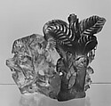 Square Pen with Six Rams, Earthenware with green lead glaze, China