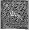 Civil rank badge, Silk with metallic thread (kesi), China