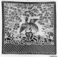 Rank Badge with Quail, Silk, metallic thread, China