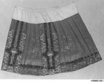 Woman's Wedding Skirt, Silk, metallic thread on silk (kesi), China