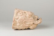 Dragon head (Architectural part), Earthenware, China