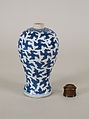Vase with clouds, Porcelain painted with underglaze blue, China