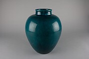 Jar, Porcelain with turqoise blue glaze (Jingdezhen ware), China