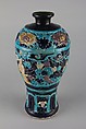 Meiping vase with human figures, Stoneware with polychrome enamels (Fahua ware), China