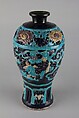 Meiping vase with human figures, Stoneware with polychrome enamels (Fahua ware), China