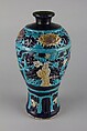 Meiping vase with human figures, Stoneware with polychrome enamels (Fahua ware), China