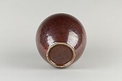 Jar, Porcelain with iron-corrosion glaze (Jingdezhen ware), China