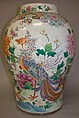 Covered jar with phoenix | China | Qing dynasty (1644–1911), Qianlong ...