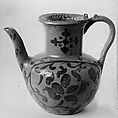 Wine Ewer with Lid, Stoneware painted in iron-brown under celadon glaze, Korea