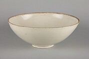 Bowl, Porcelain with white glaze (Ding ware), China