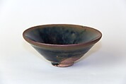 Teabowl, Stoneware with glaze (possibly Jian ware), China