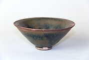 Teabowl, Stoneware with glaze (possibly Jian ware), China