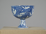 Stem cup, Porcelain, China