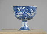 Stem cup, Porcelain, China