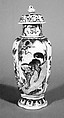 Jar with lid, Porcelain painted in overglaze polychrome enamels (Jingdezhen ware), China