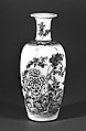 Vase with flowers and poem | China | Qing dynasty (1644–1911), Kangxi ...