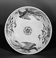 Bowl with phoenixes (one of a pair), Porcelain painted in overglaze polychrome enamels (Jingdezhen ware), China