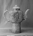 Wine pot with cover, Nephrite, China