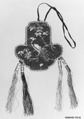 Purse, Silk, metallic thread, China