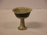 Cup on High Foot, Pottery (Cizhou ware), China