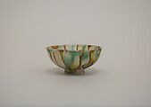 Miniature bowl, Earthenware with polychrome glaze (Sancai ware), China