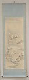 Making Ceramics, Eiraku Hozen (Japanese, 1795–1854), Hanging scroll; ink and color on paper, Japan