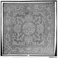 Furniture Cover with Lotus and Dragon Scrolls, Silk velvet with cut and uncut pile, China