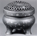Incense Burner, Bronze flecked with gold, China