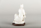 Figure of bodhisattva Guanyin, Porcelain with ivory glaze (Dehua ware), China