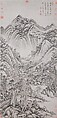 Landscape in the style of Huang Gongwang, Wang Jian  Chinese, Hanging scroll; ink and color on paper, China