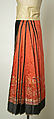 Skirt, Silk, bast fiber, fur, China