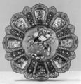 Plate, Silver, cloisonné, Japan