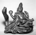 Vishnu on Adisesha, Bronze, Indonesia or Southern Thailand
