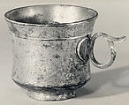 Cup with ring handle, Gilt bronze, China
