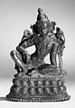 Seated Manjushri, Gilt bronze, India (Bengal) or Bangladesh