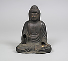Seated Buddha, Gilt bronze, Japan