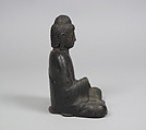 Seated Buddha, Gilt bronze, Japan