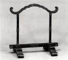 Gong stand, Wood, gilt and bronze fittings, Japan