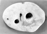 Stone Mask, Perforated sandstone, presumed to be natural, Japan