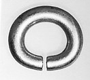 Earring, Gilt bronze, Japan