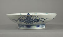 Dish with Camellia Design, Porcelain with overglaze enamels (Hizen ware, Nabeshima type), Japan