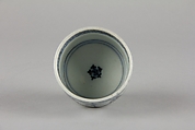 Soba cup, Porcelain painted with underglaze cobalt (Hizen ware), Japan