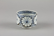 Soba cup, Porcelain painted with underglaze cobalt (Hizen ware), Japan