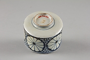 Soba cup, Porcelain painted with underglaze cobalt (Hizen ware), Japan