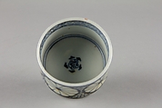 Soba cup, Porcelain painted with underglaze cobalt (Hizen ware), Japan
