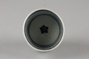 Soba cup, Porcelain painted with underglaze cobalt (Hizen ware), Japan